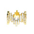 Enlightenment Equilibrium Ring ALL Baguette Diamonds