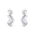 Small Enlightenment Equilibrium Baguette & Round Diamond Hoop Earrings