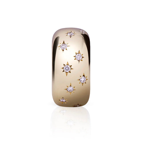 Large Story Gemstone or Diamond Bead Charm