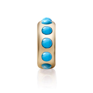 Small Story Gemstone or Diamond Bead Charm