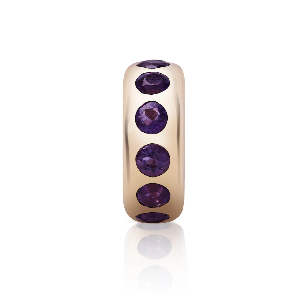 Small Story Gemstone or Diamond Bead Charm