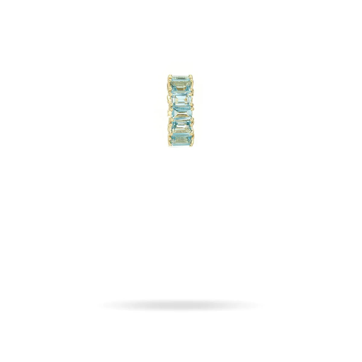 Prong Set Gemstone Baguette Big Bead