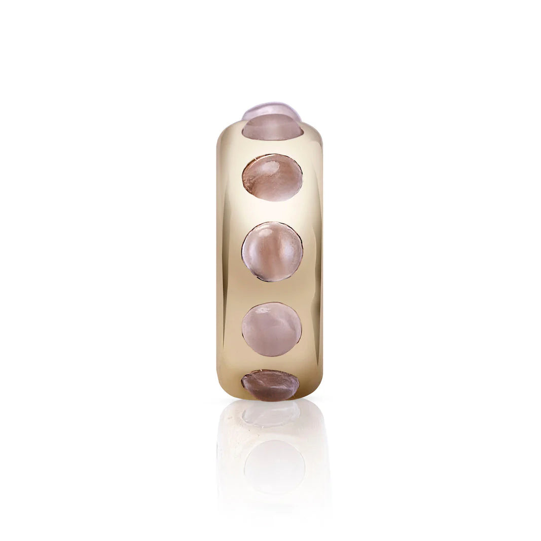 Small Story Gemstone or Diamond Bead Charm