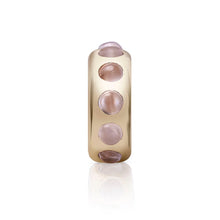 Small Story Gemstone or Diamond Bead Charm