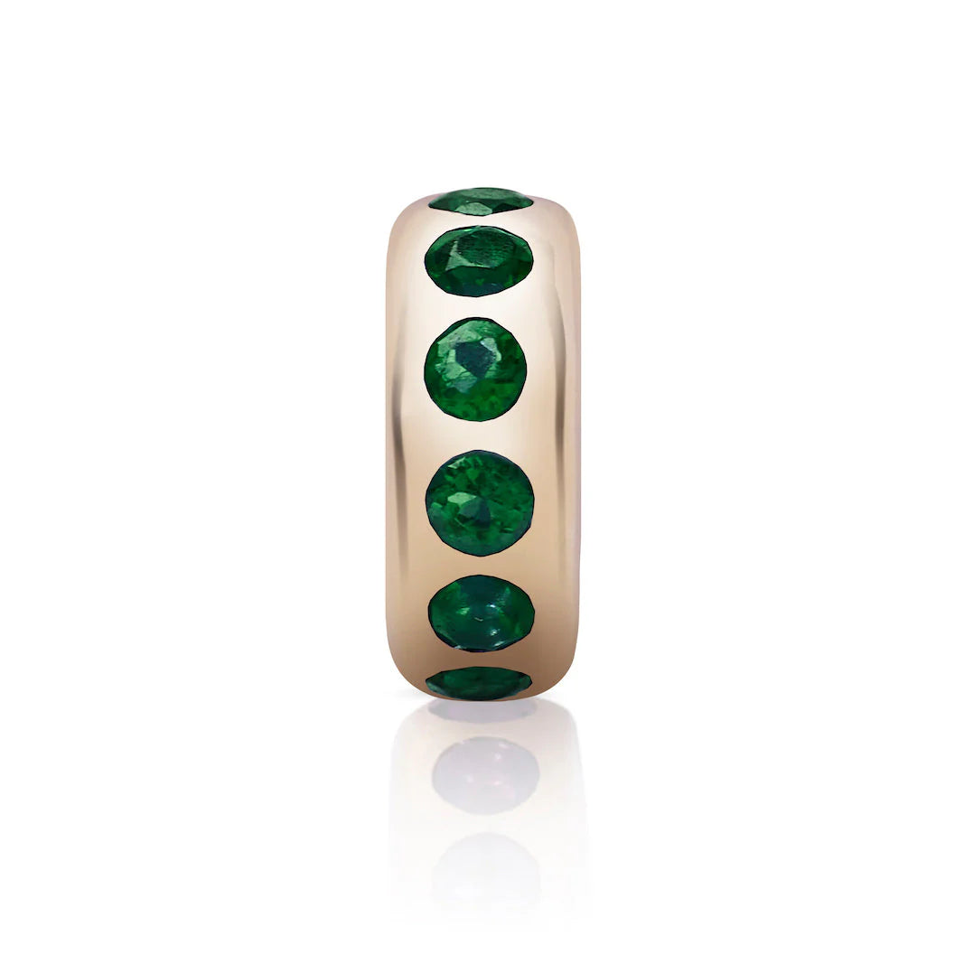 Small Story Gemstone or Diamond Bead Charm