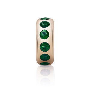 Small Story Gemstone or Diamond Bead Charm