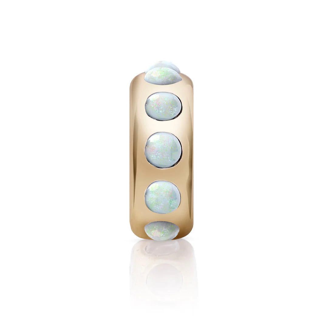 Small Story Gemstone or Diamond Bead Charm