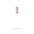 Prong Set Gemstone Baguette Big Bead