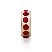 Small Story Gemstone or Diamond Bead Charm