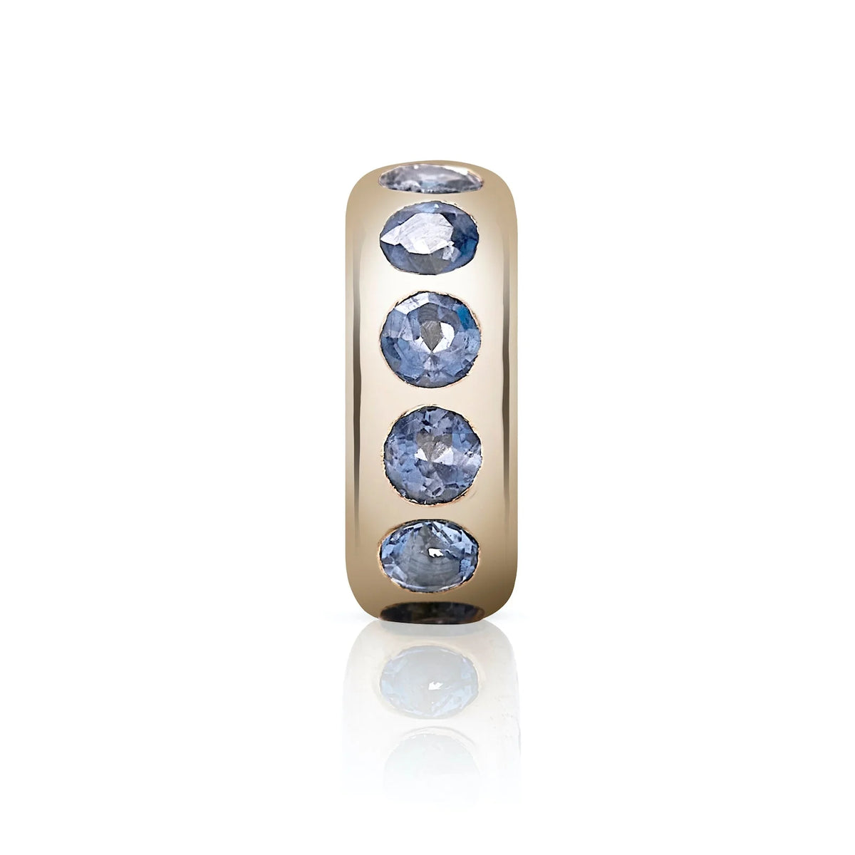 Small Story Gemstone or Diamond Bead Charm