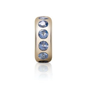 Small Story Gemstone or Diamond Bead Charm