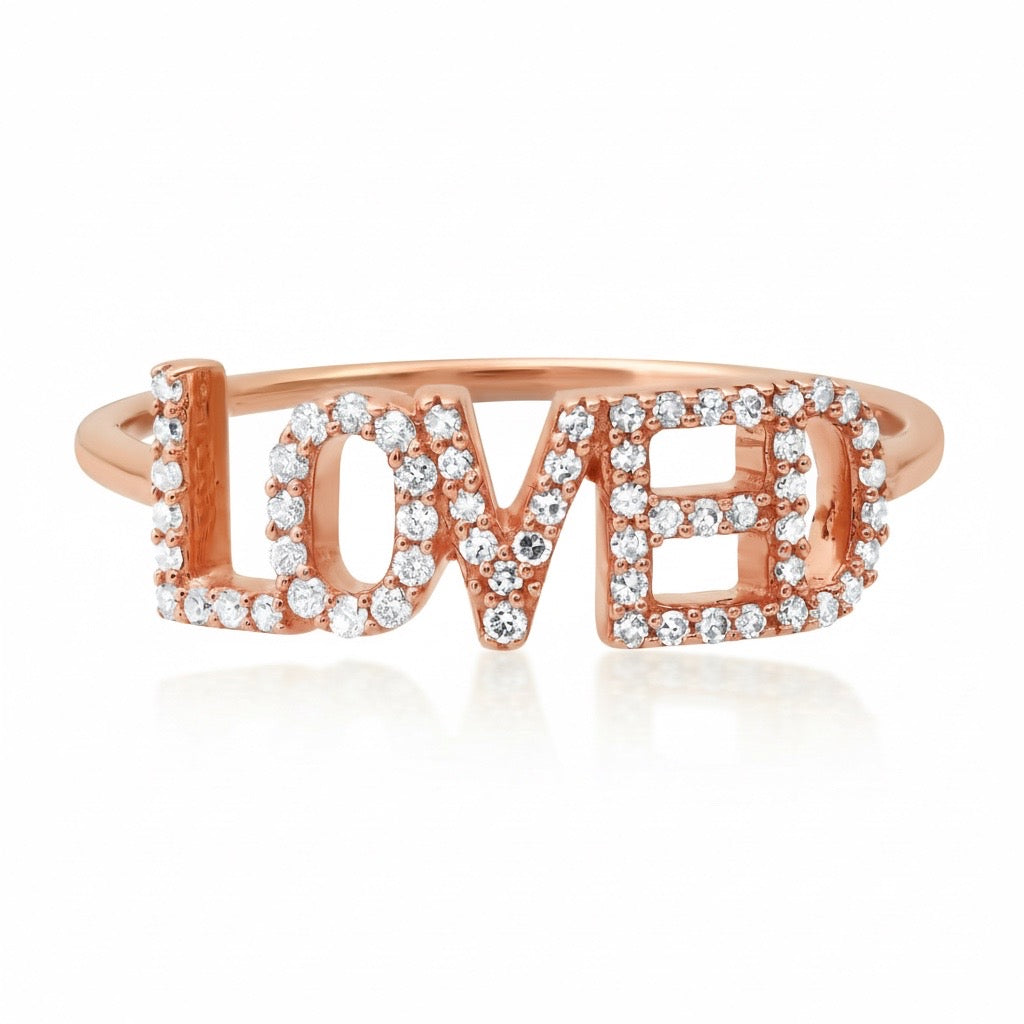 Diamond Drenched Pave Loved Ring