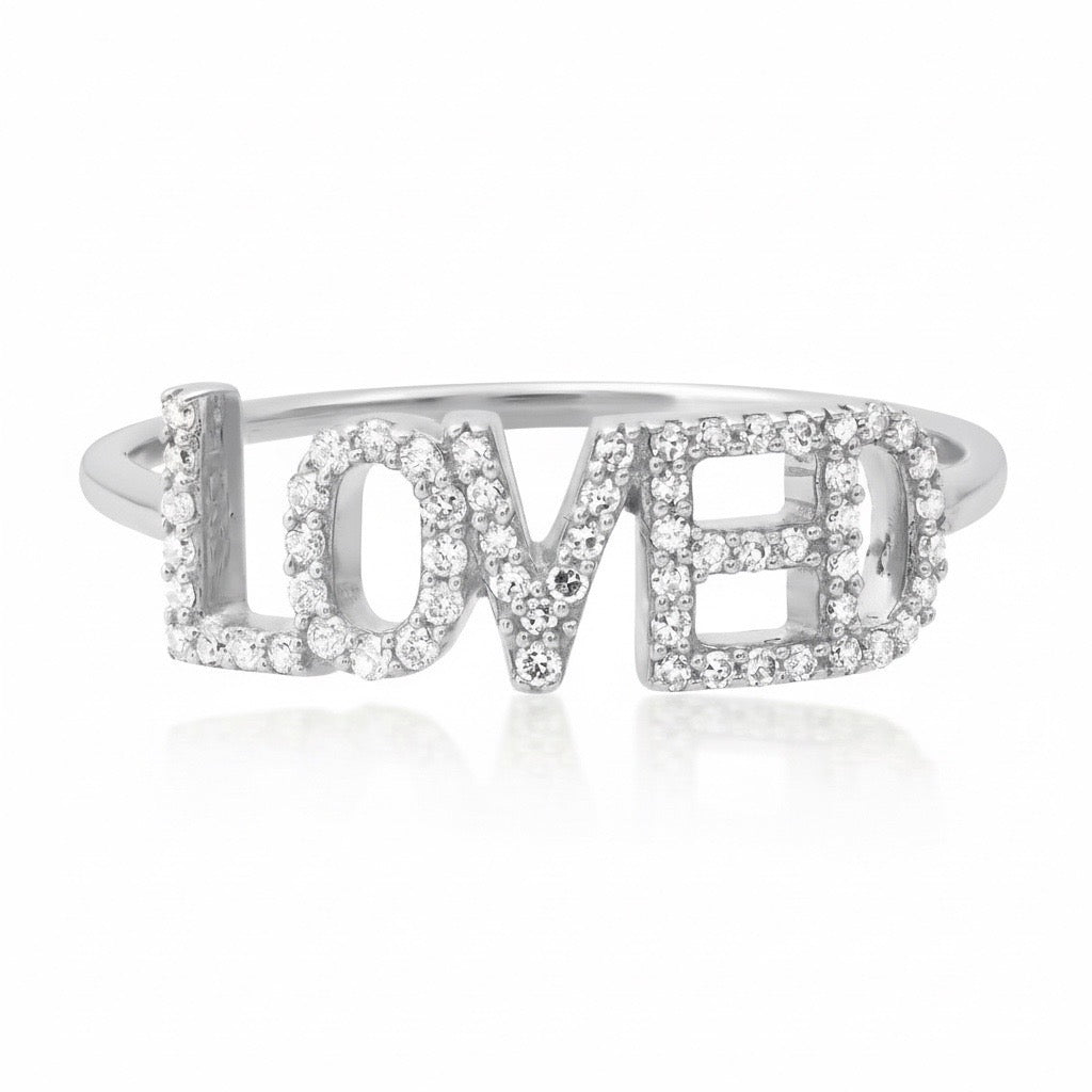 Diamond Drenched Pave Loved Ring