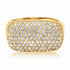 Diamond Drenched Statement Dome Ring