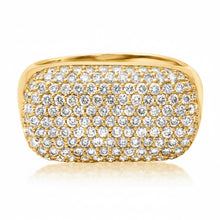 Diamond Drenched Statement Dome Ring