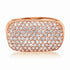 Diamond Drenched Statement Dome Ring