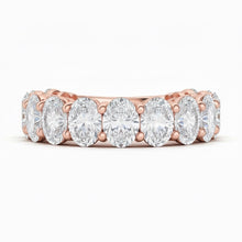 3/4 Oval Cut Lab Grown Diamond Eternity Band