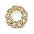 Full Link Jumbo Link Pave Diamond Ring