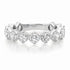Bezel Set & Two Prong Diamond 3/4 Eternity Band Ring