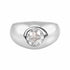 Round Diamond Pinky Dome Ring