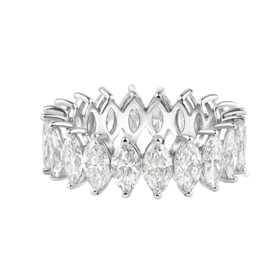 Diamond Marquise Eternity Band Ring