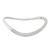 Wavy Diamond Pave Bangle