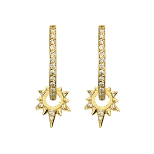 Tiny Love Explosion Starburst Earring Charm