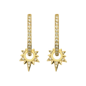 Tiny Love Explosion Starburst Earring Charm