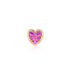 Jolie Gemstone Heart Slider Charm
