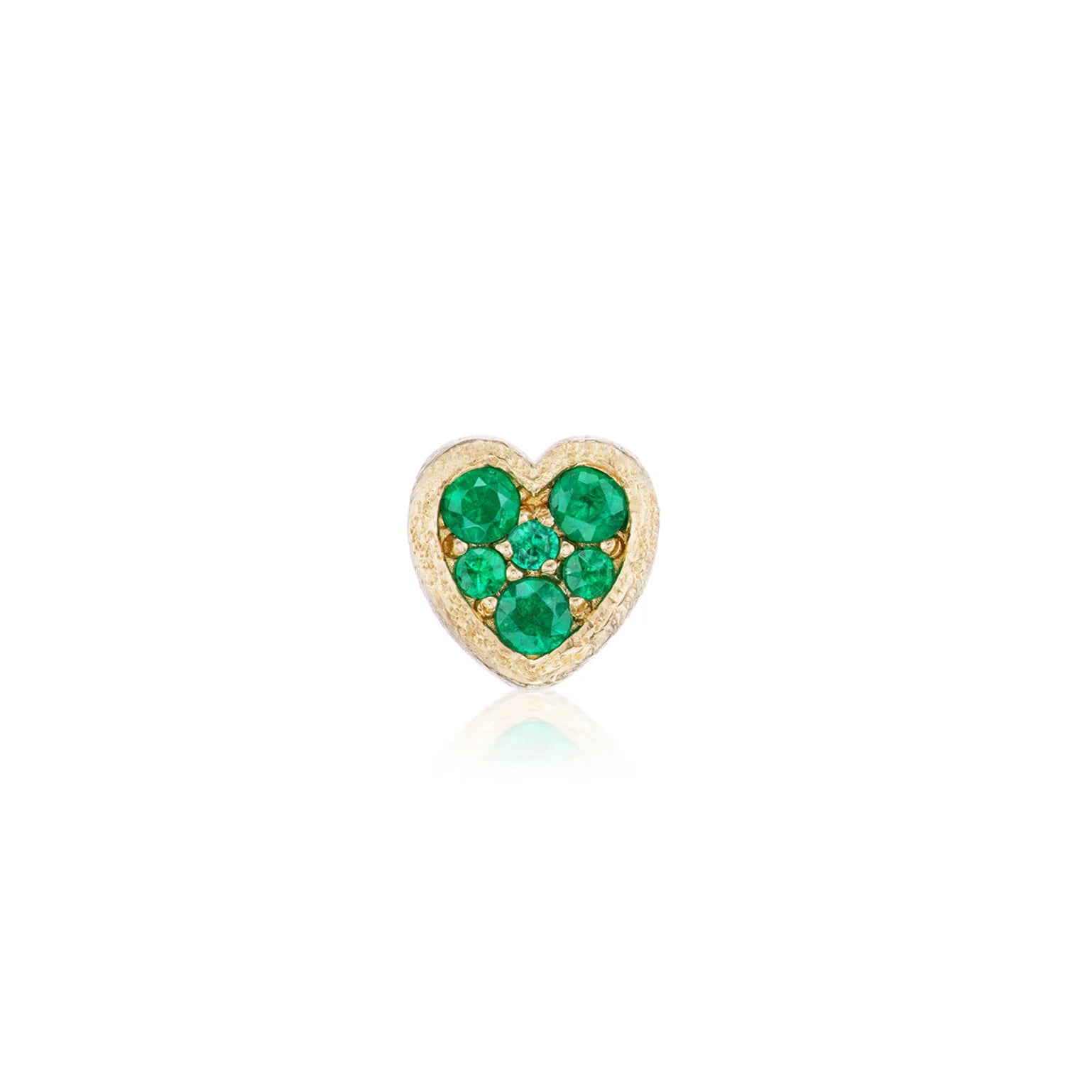 Jolie Gemstone Heart Slider Charm
