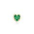 Jolie Gemstone Heart Slider Charm