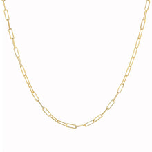 2.1mm Small Paperclip Chain Necklace