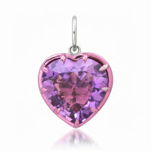 Whimsy Large Gemstone Heart Charm