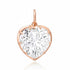 Whimsy Large Gemstone Heart Charm