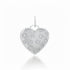 Darling Heart Charm with Diamond Stars