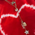 Double Sided Emerald & Pave Diamond Star Charm Pendant