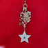 Gold Ball Chain Lariat Necklace with Diamond Clasp