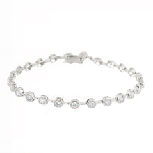 Diamond Hex Tennis Bracelet