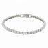 Polished Pyramids Gold Tennis Bracelet