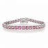 Endless Bezel Set Pink Sapphire Tennis Bracelet