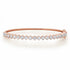 Two-Prong Diamond Rounds Bangle Bracelet