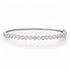 Two-Prong Diamond Rounds Bangle Bracelet