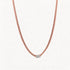 Cuban Link Lady Necklace with Emerald Cut Diamond