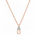 Glitzy Gold Chain with Diamond Enhancer Drop Clip