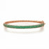 Self Love Emerald Pave Bangle Bracelet with Heart Detailing