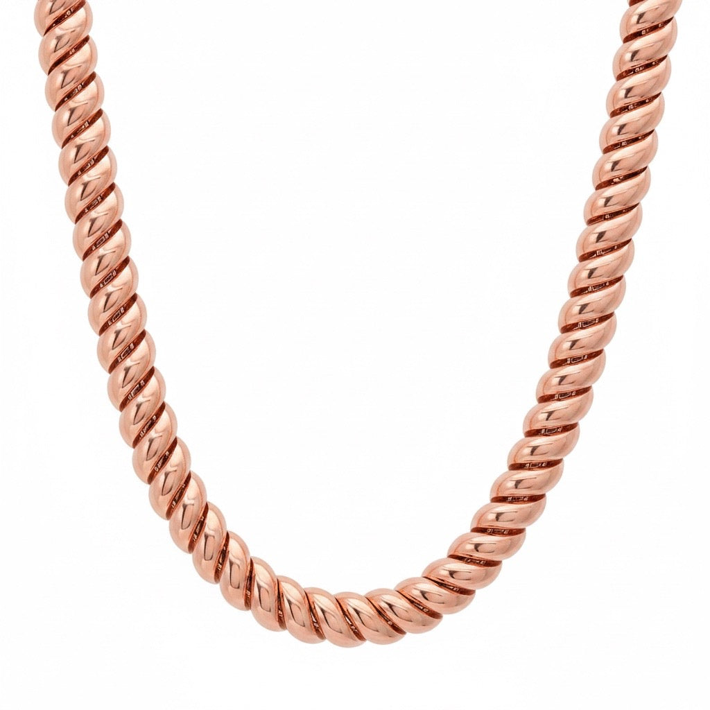 Luxe Twisted San Marco Gold Collar Necklace