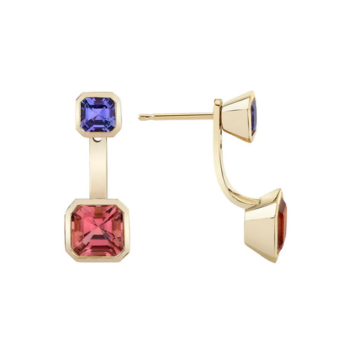 Toi et Moi Dhalia Gemstone Earrings