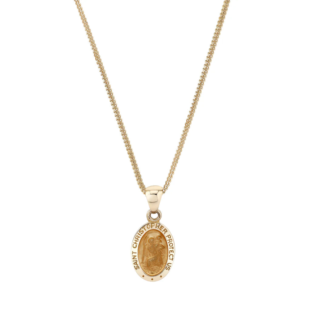 St. Christopher Talisman Charm Necklace