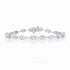 Segmented Mixed Shaped Diamond Eternity Bracelet