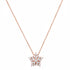 Puffy Pave Diamond Star Necklace